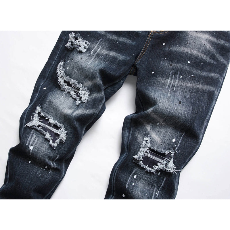 DSQ2 New 2026 Men's Ink Splash Jeans