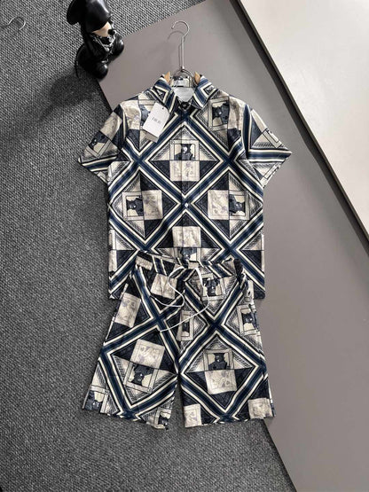 Christian Dior Shorts & Short-Sleeve Set